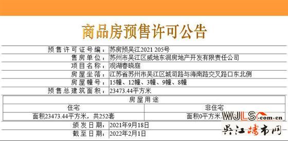 領(lǐng)證！金地湖城風(fēng)華備案均價20499元/平米