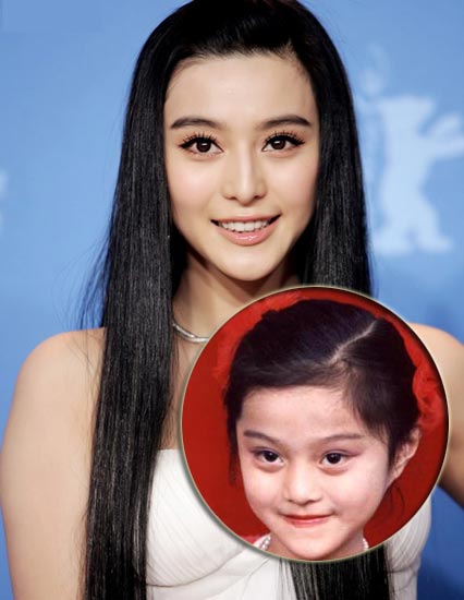女星幼年照曝光 揭秘真正美人胚子