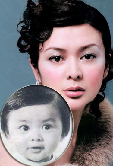 女星幼年照曝光 揭秘真正美人胚子