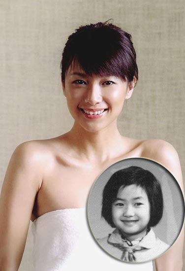 女星幼年照曝光 揭秘真正美人胚子