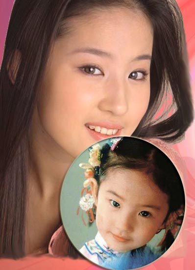 女星幼年照曝光 揭秘真正美人胚子