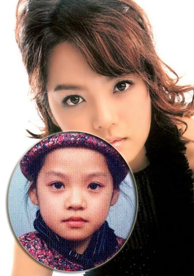 女星幼年照曝光 揭秘真正美人胚子