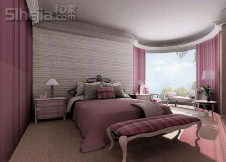 紫色浪漫法國(guó)風(fēng)情 歐式奢華的別墅裝修