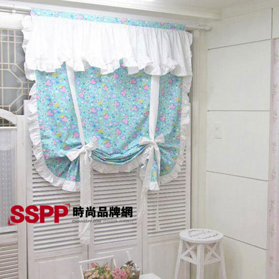 低調(diào)奢華 絢麗韓式田園窗簾