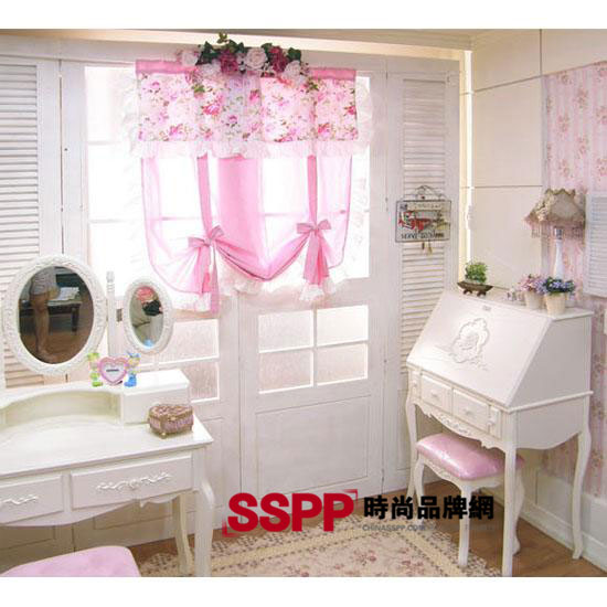 低調(diào)奢華 絢麗韓式田園窗簾