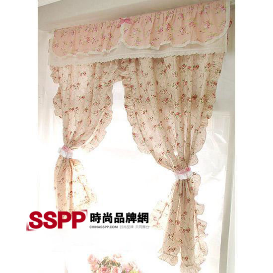 低調(diào)奢華 絢麗韓式田園窗簾